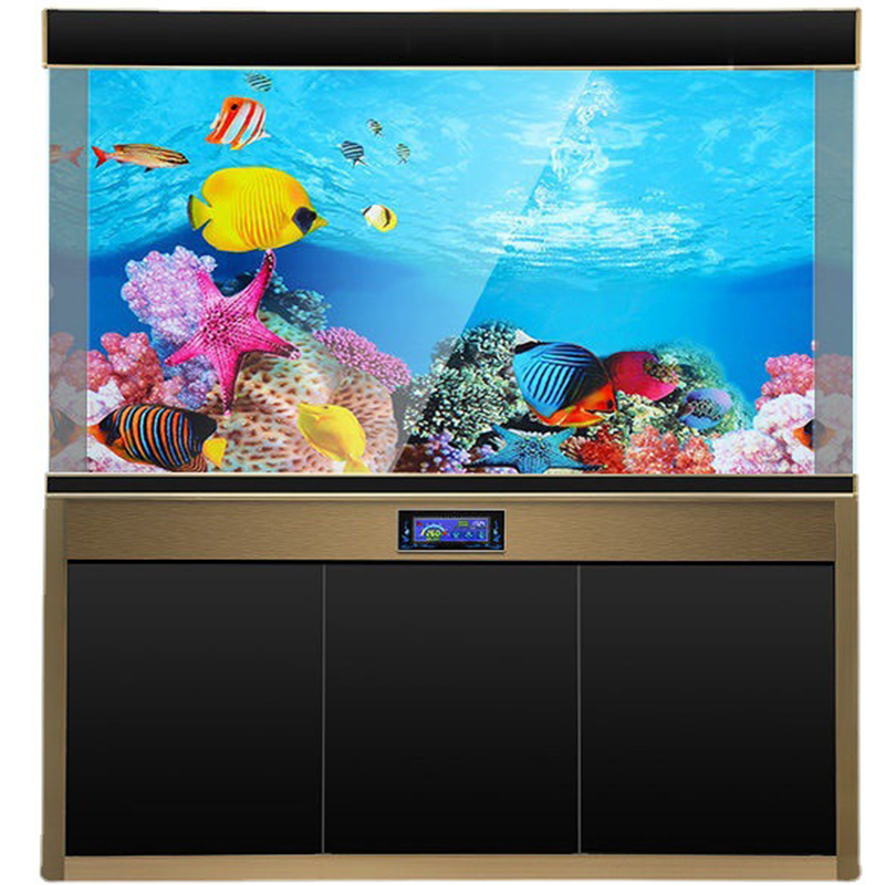 Planted Aquarium Wallpaper - 수족관을위한 3D 배경 양면 HD 물고기