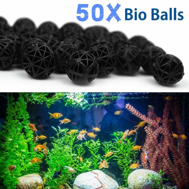 50개 16mm 수족관 바이오 필터 볼 어항 연못 여과 - Planted Aquarium Cleaning 리뷰 및 가격