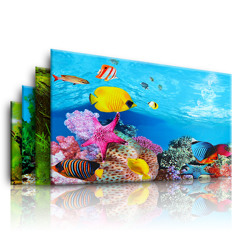 수족관 배경 장식 스티커 물고기 탱크 풍경 스티커 포스 - Planted Aquarium Wallpaper 리뷰 및 가격
